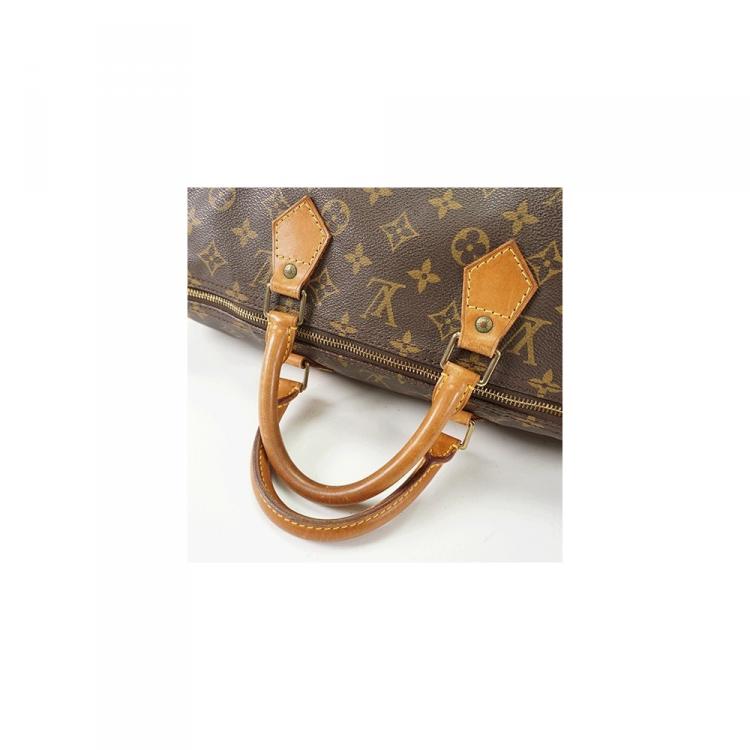 Pre Owned Louis Vuitton Monogram Canvas Speedy 40 Bag