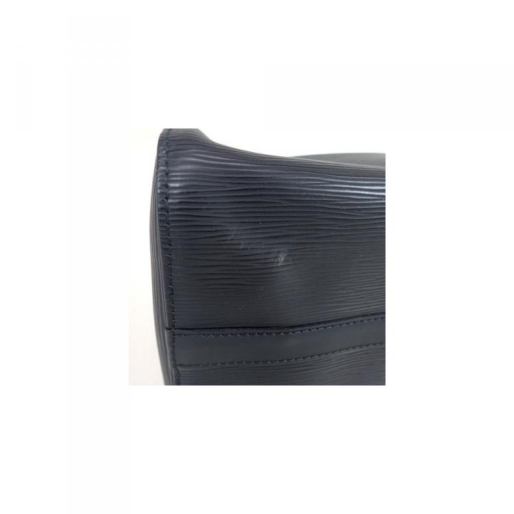 Pre Owned Louis Vuitton Noir Epi Leather Speedy 35 Bag