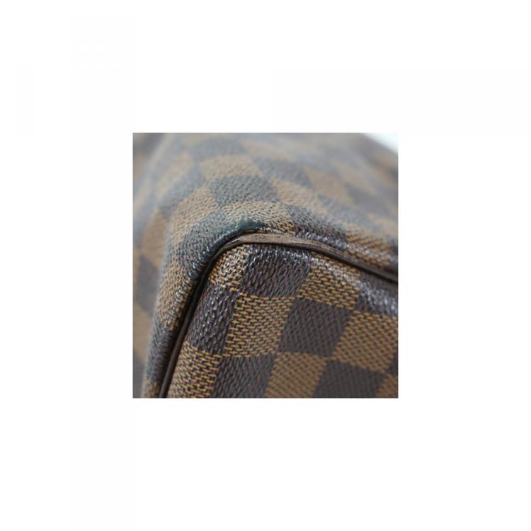 Pre Owned Louis Vuitton Damier Ebene Canvas Speedy 30 Bag