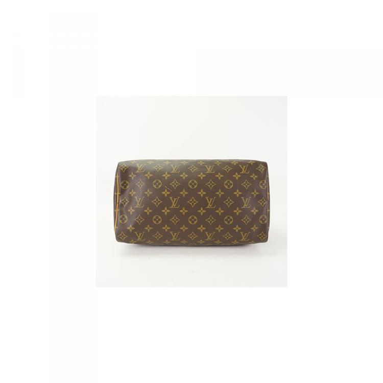 Pre Owned Louis Vuitton Monogram Canvas Speedy 35 Bag