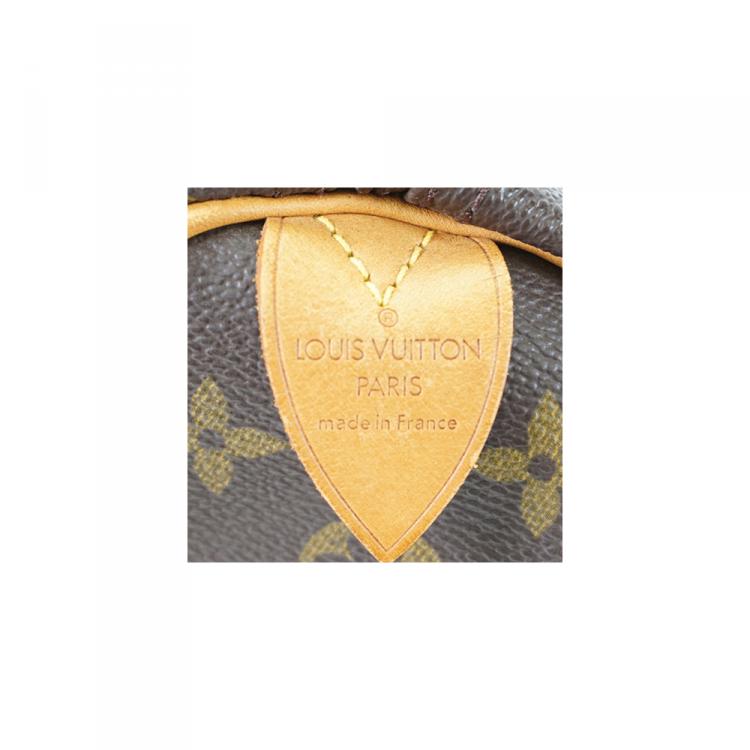 Pre Owned Louis Vuitton Monogram Canvas Speedy 35 Bag