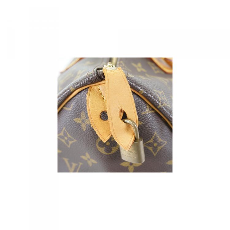Pre Owned Louis Vuitton Monogram Canvas Speedy 35 Bag