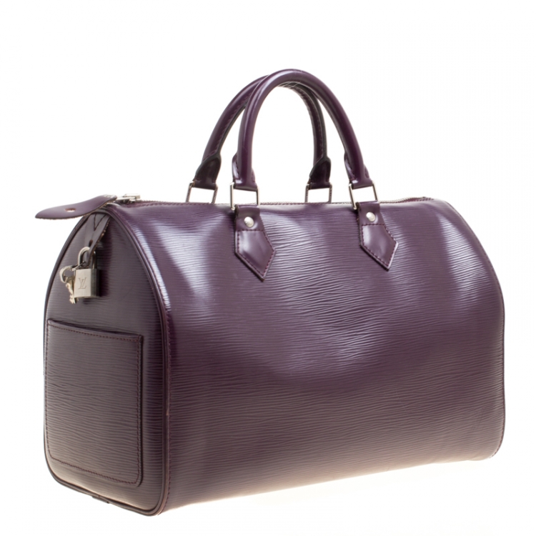 Pre Owned Louis Vuitton Cassis Epi Leather Speedy 30