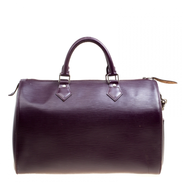 Pre Owned Louis Vuitton Cassis Epi Leather Speedy 30