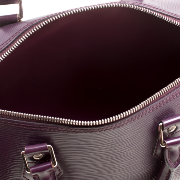 Pre Owned Louis Vuitton Cassis Epi Leather Speedy 30