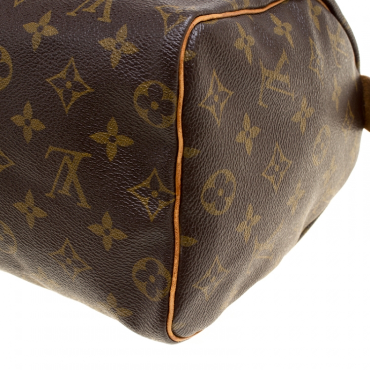 Pre Owned Louis Vuitton Monogram Canvas Speedy 25 Bandouliere Bag
