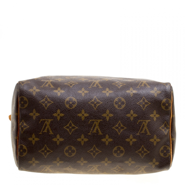 Pre Owned Louis Vuitton Monogram Canvas Speedy 25 Bandouliere Bag