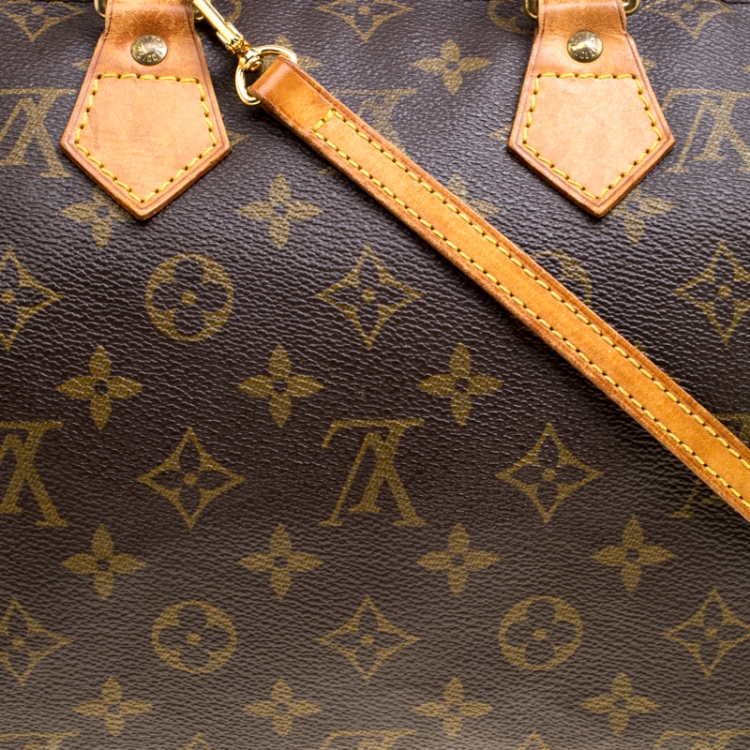 Pre Owned Louis Vuitton Monogram Canvas Speedy 25 Bandouliere Bag