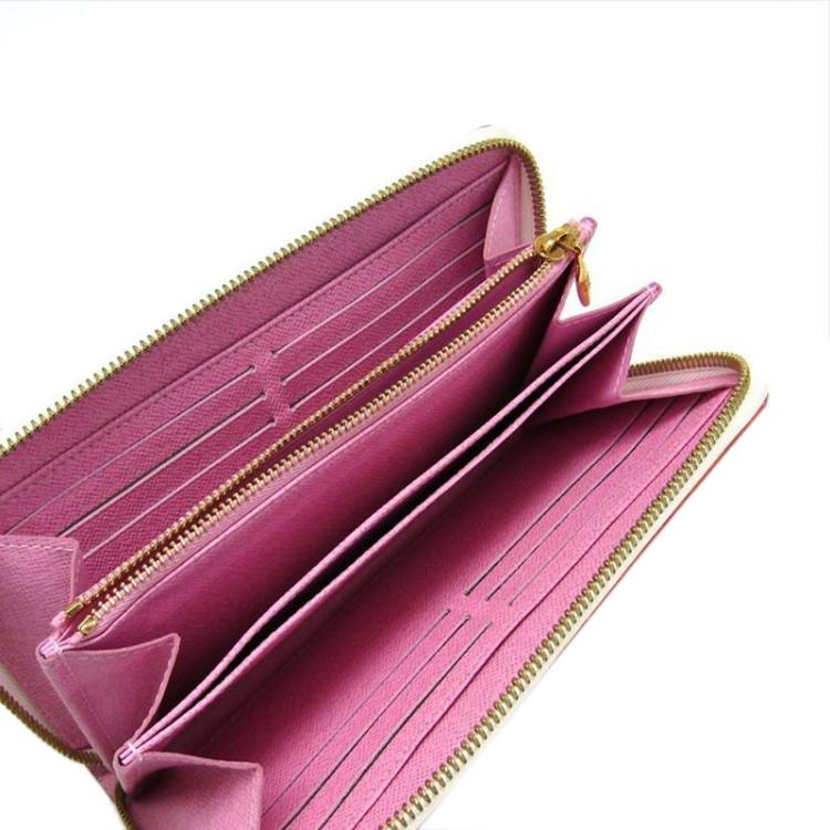 Louis Vuitton Monogram Purple Vernis Zippy Organizer Wallet Zip