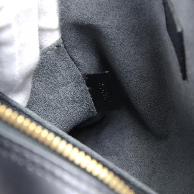 Pre Owned Louis Vuitton Noir Epi Leather Sablon Bag