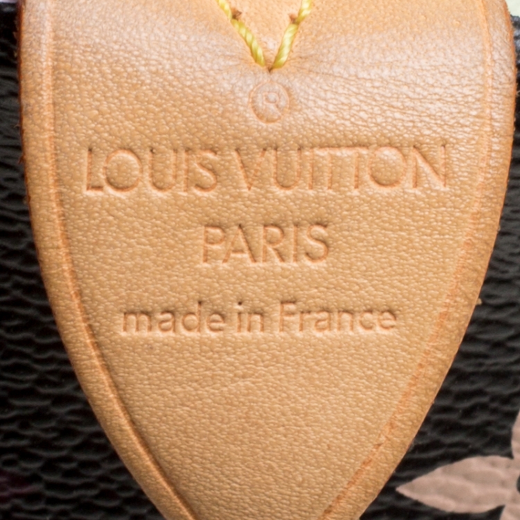 Pre Owned Louis Vuitton Black Multicolor Monogram Canvas Speedy 30