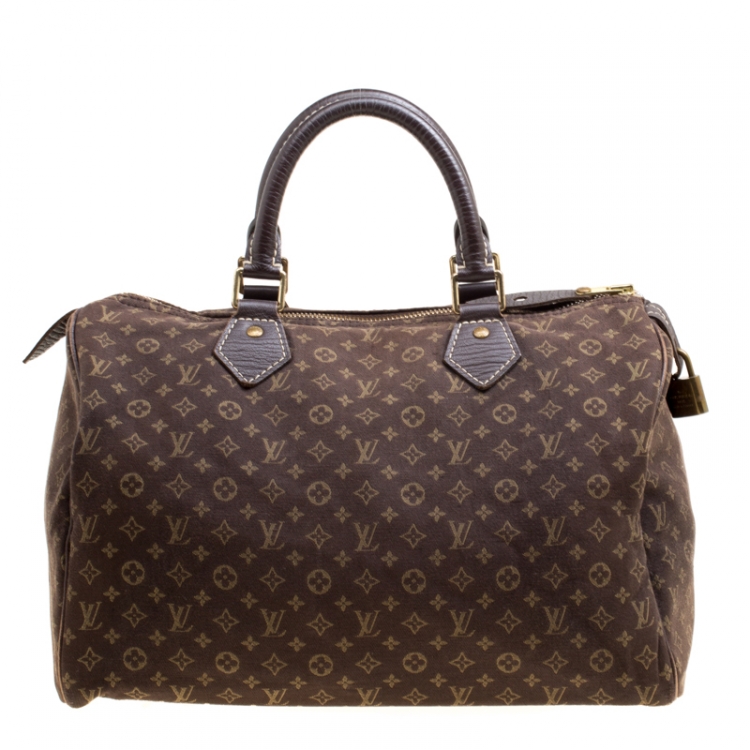 Pre Owned Louis Vuitton Fasain Monogram Canvas Speedy 30