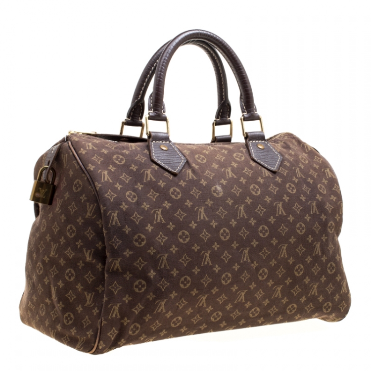 Pre Owned Louis Vuitton Fasain Monogram Canvas Speedy 30