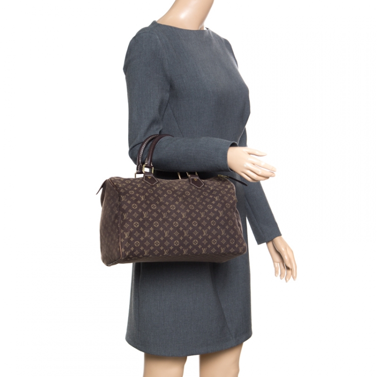 Pre Owned Louis Vuitton Fasain Monogram Canvas Speedy 30
