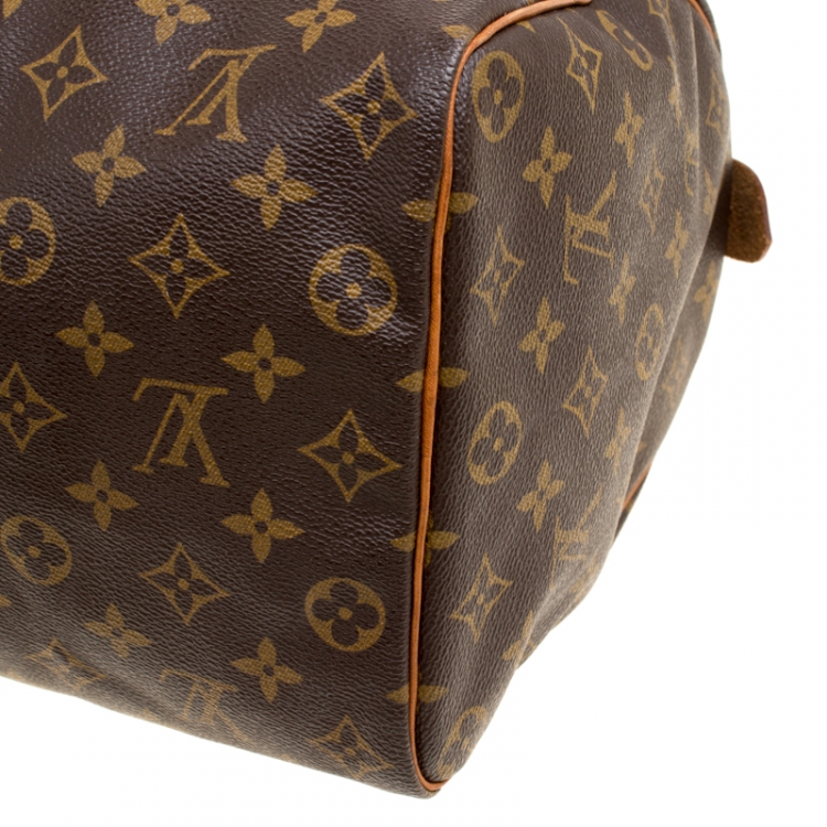 Pre Owned Louis Vuitton Monogram Canvas Speedy 35