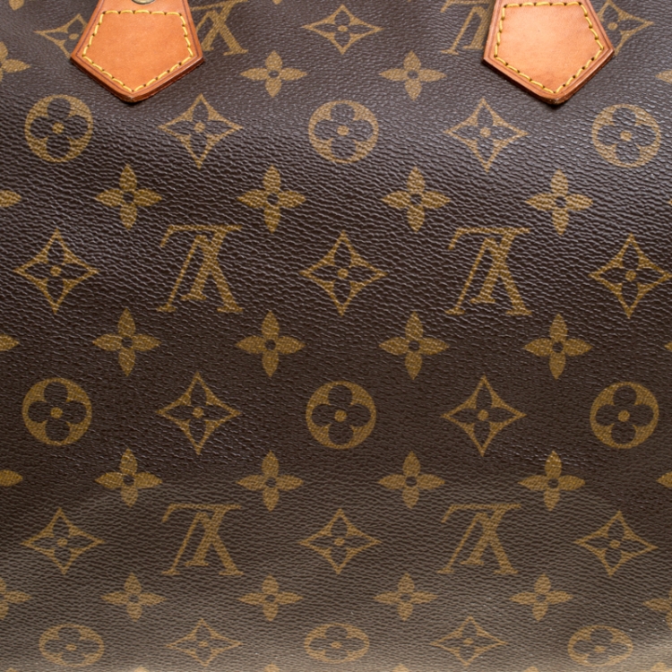 Pre Owned Louis Vuitton Monogram Canvas Speedy 35