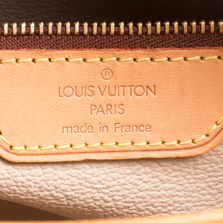 Pre Owned Louis Vuitton Monogram Canvas Petit Bucket Bag