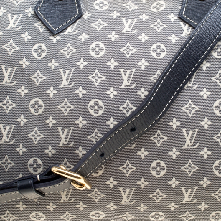 Pre Owned Louis Vuitton Encre Monogram Idylle Speedy Bandouliere 30 Bag