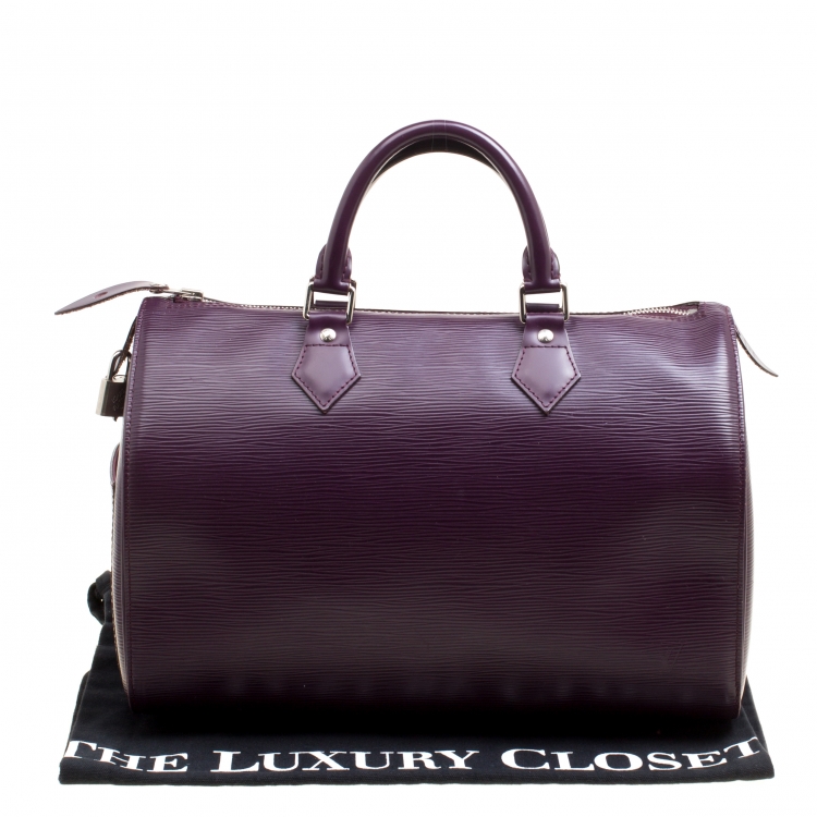 مملوكة مسبقًا Louis Vuitton Cassis Epi Leather Speedy 30
