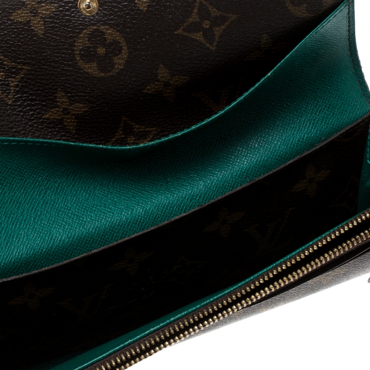 Louis Vuitton Green Monogram Canvas Emilie Continental Flap Wallet Louis  Vuitton | The Luxury Closet