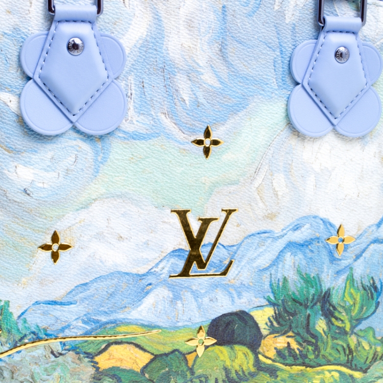 Pre Owned Louis Vuitton Multicolor Leather Montaigne MM Van Gogh Bag