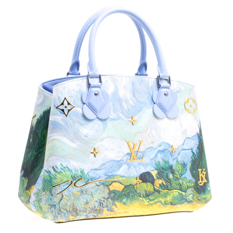 Pre Owned Louis Vuitton Multicolor Leather Montaigne MM Van Gogh Bag