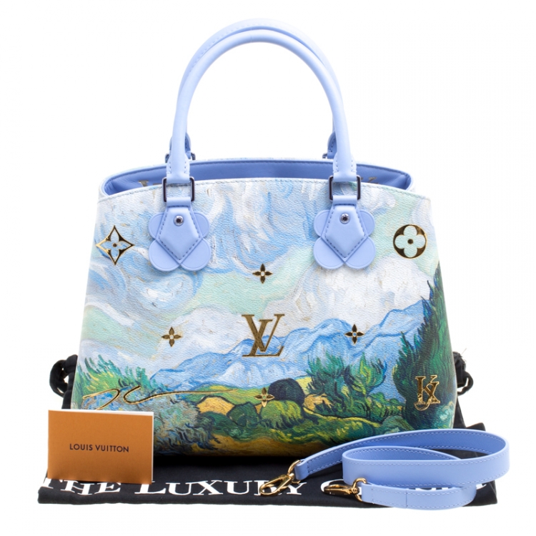 Pre Owned Louis Vuitton Multicolor Leather Montaigne MM Van Gogh Bag