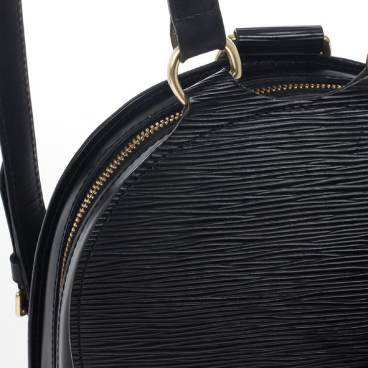Pre Owned Louis Vuitton Black Epi Leather Mabillon Backpack Bag