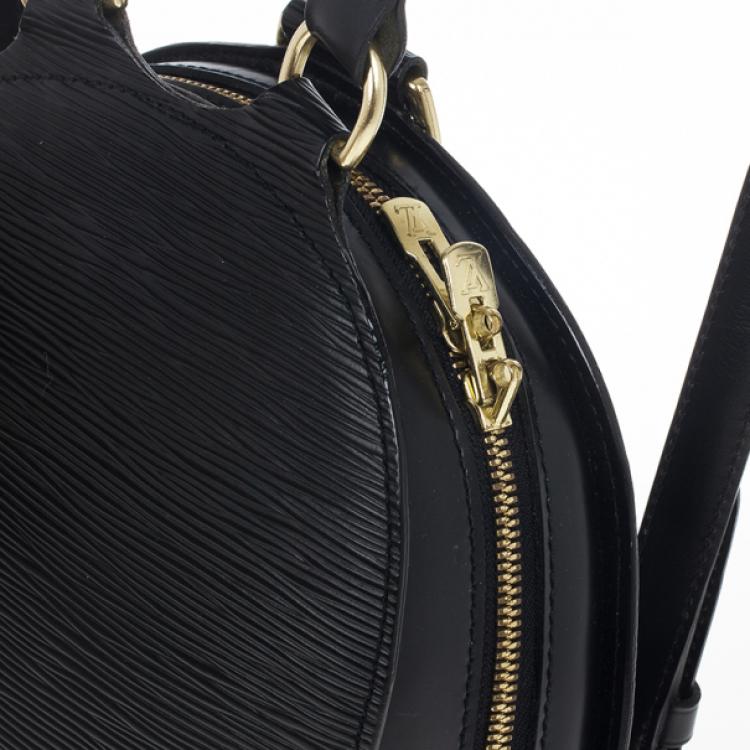Pre Owned Louis Vuitton Black Epi Leather Mabillon Backpack Bag
