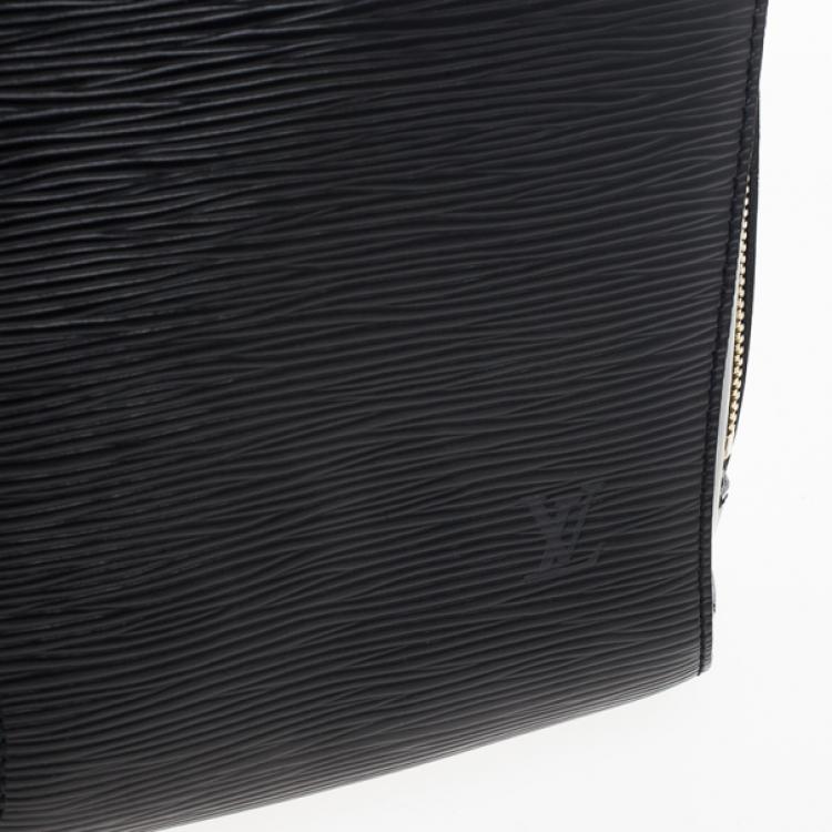 Pre Owned Louis Vuitton Black Epi Leather Mabillon Backpack Bag