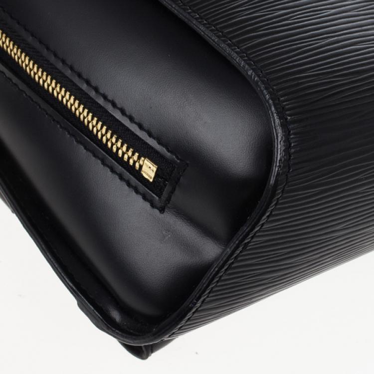 Pre Owned Louis Vuitton Black Epi Leather Mabillon Backpack Bag