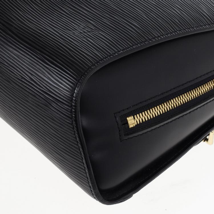 Pre Owned Louis Vuitton Black Epi Leather Mabillon Backpack Bag