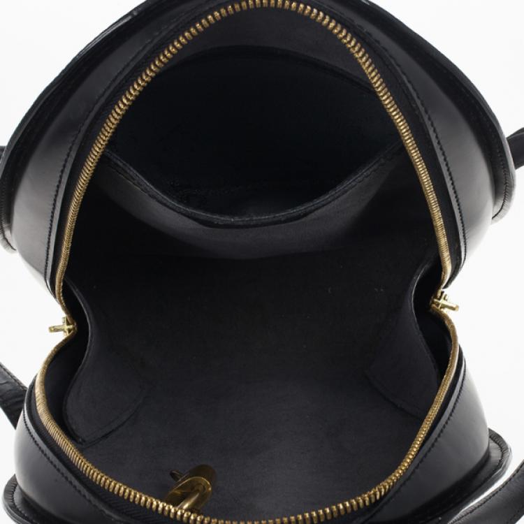 Pre Owned Louis Vuitton Black Epi Leather Mabillon Backpack Bag
