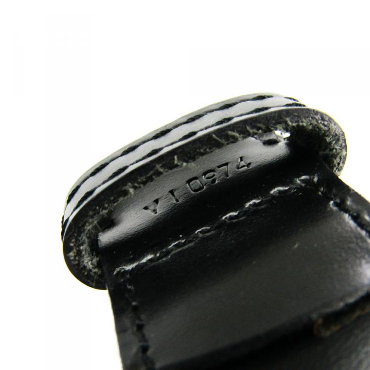 Pre Owned Louis Vuitton Noir Epi Leather Sac d'Epaule Bag