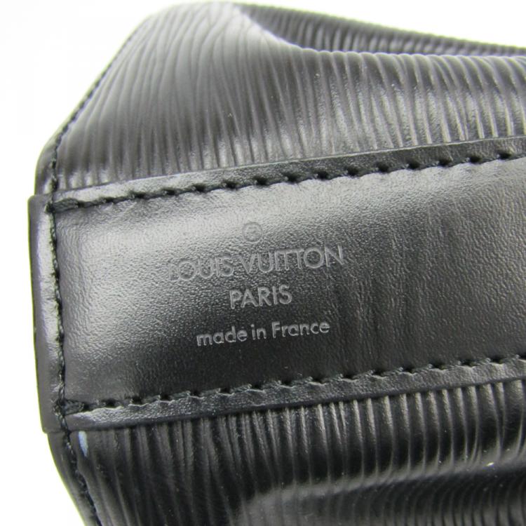 Pre Owned Louis Vuitton Noir Epi Leather Sac d'Epaule Bag