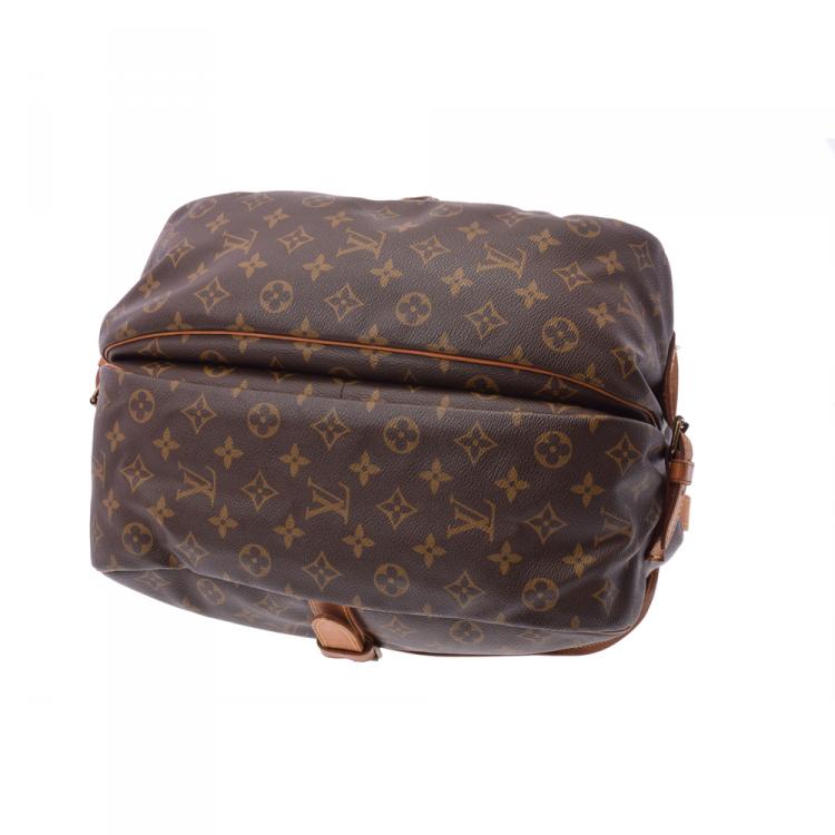Pre Owned Louis Vuitton Monogram Canvas Saumur 35 Bag