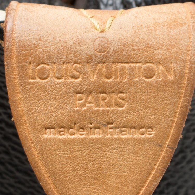 Pre Owned Louis Vuitton Black Multicolor Monogram Canvas Speedy 30