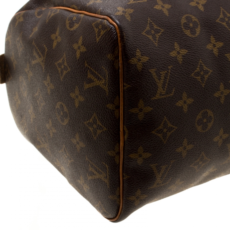 مملوكة مسبقًا Louis Vuitton Monogram Canvas and Leather Speedy 30 Bag