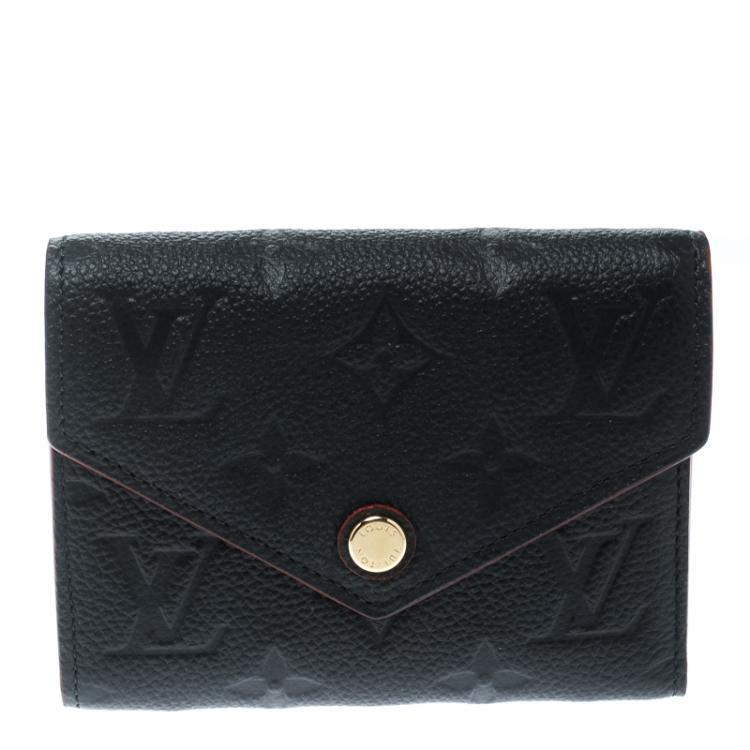 Curieuse Compact Wallet in Monogram Empreinte leather, Gold Hardware