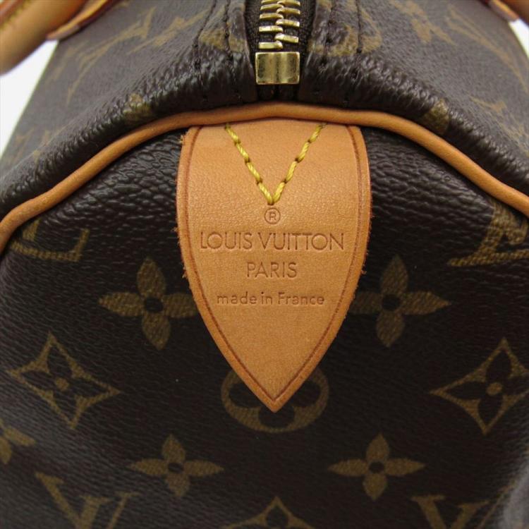 Pre Owned Louis Vuitton Monogram Canvas Speedy 35 Bag