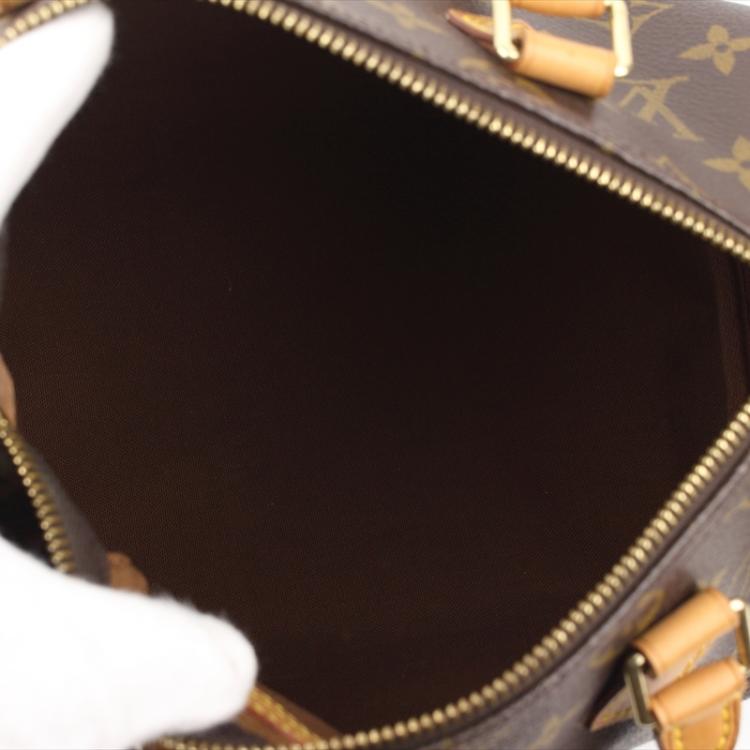 Pre Owned Louis Vuitton Monogram Canvas Speedy 25 Bag