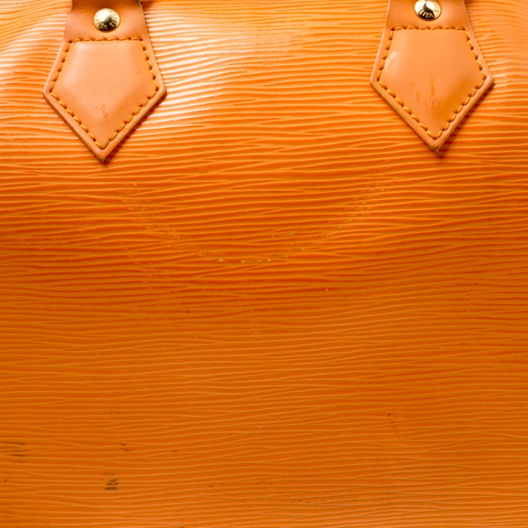 Pre Owned Louis Vuitton Mandarin Epi Leather Speedy 25