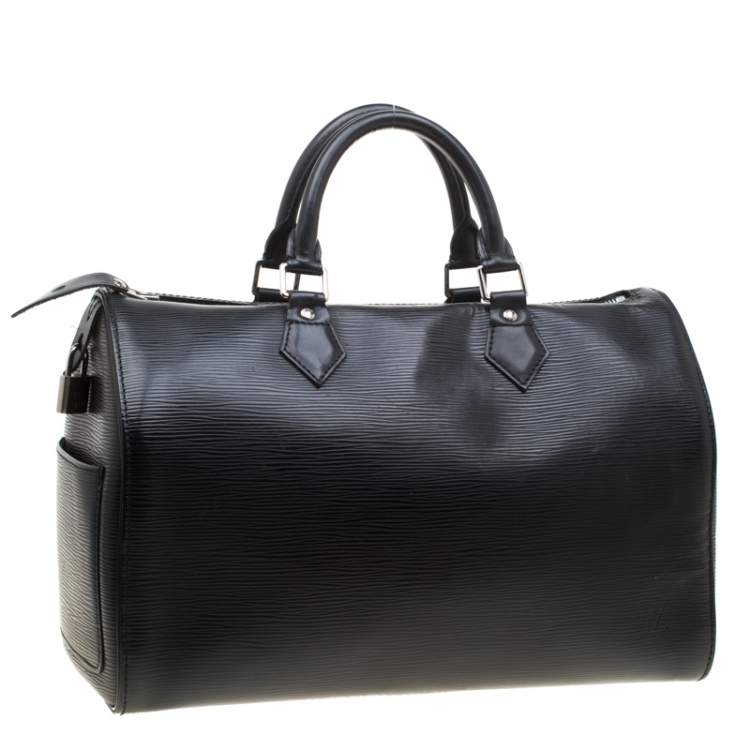 Pre Owned Louis Vuitton Black Epi Leather Speedy 30
