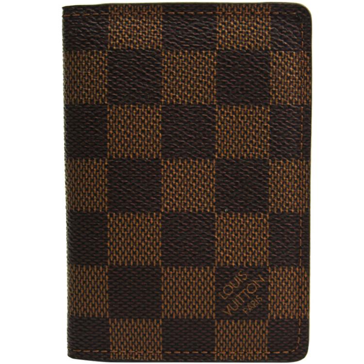 Louis Vuitton, Bags, Brown Checkered Passport Wallet