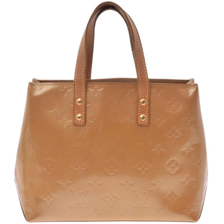 Louis Vuitton Noisette Monogram Vernis Reade Pm