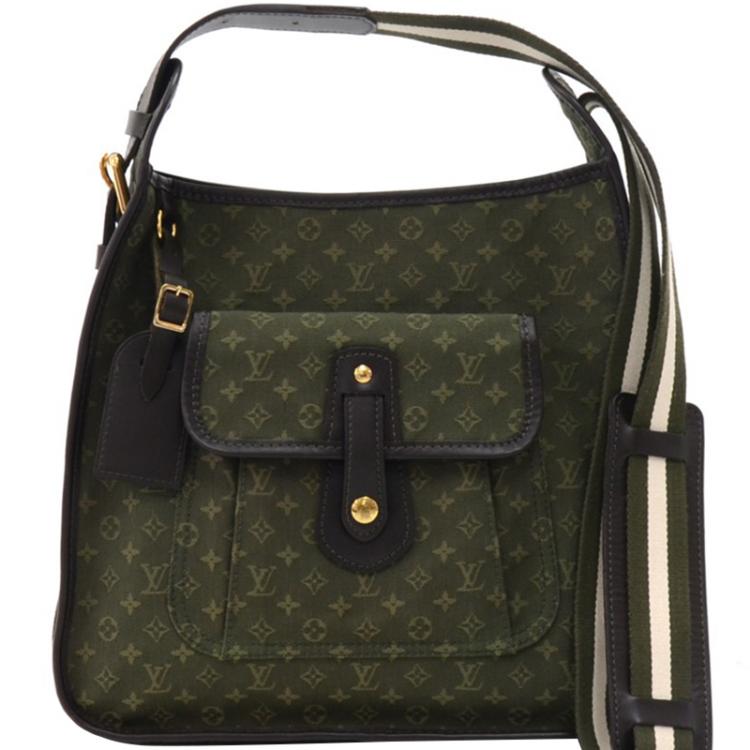 Louis Vuitton, Bags, Lv Green Mini Lin Cross Body Bag