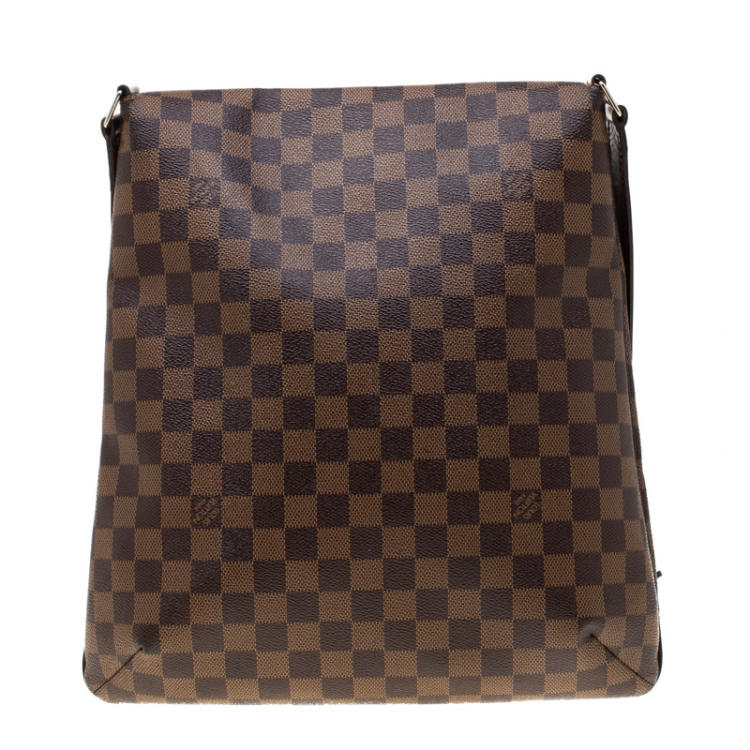 Pre Owned Louis Vuitton Damier Ebene Canvas Musette Messenger Bag