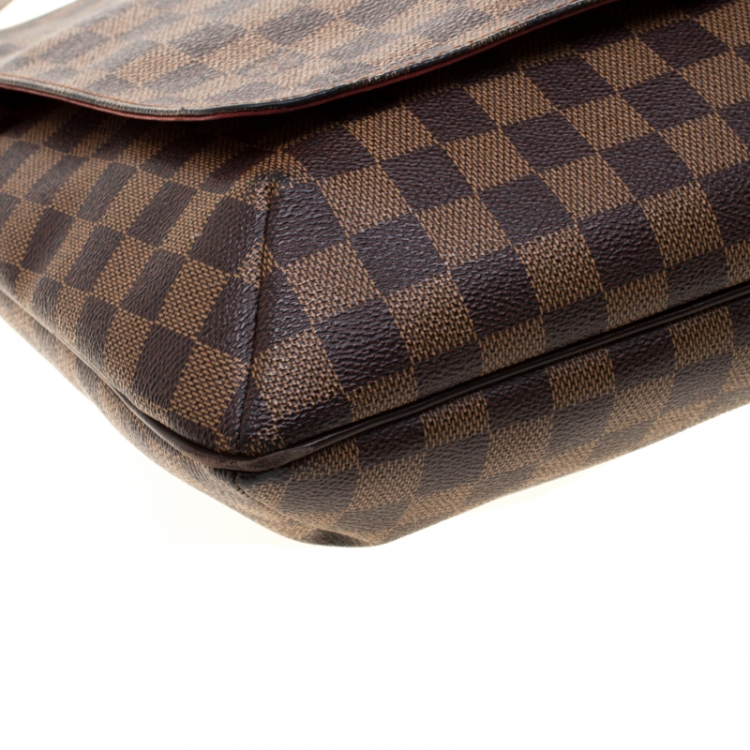 Pre Owned Louis Vuitton Damier Ebene Canvas Musette Messenger Bag