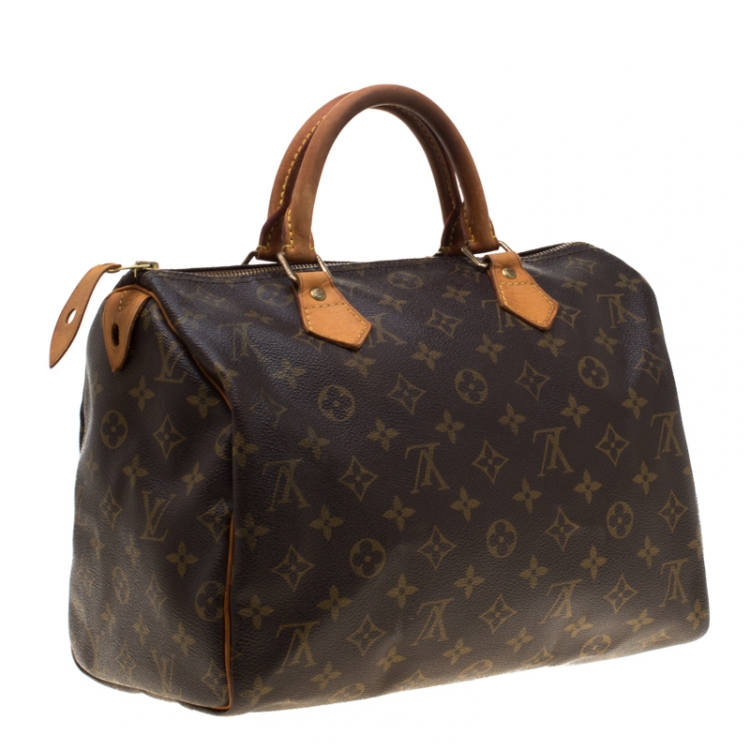 مملوكة مسبقًا Louis Vuitton Monogram Canvas and Leather Speedy 30 Bag
