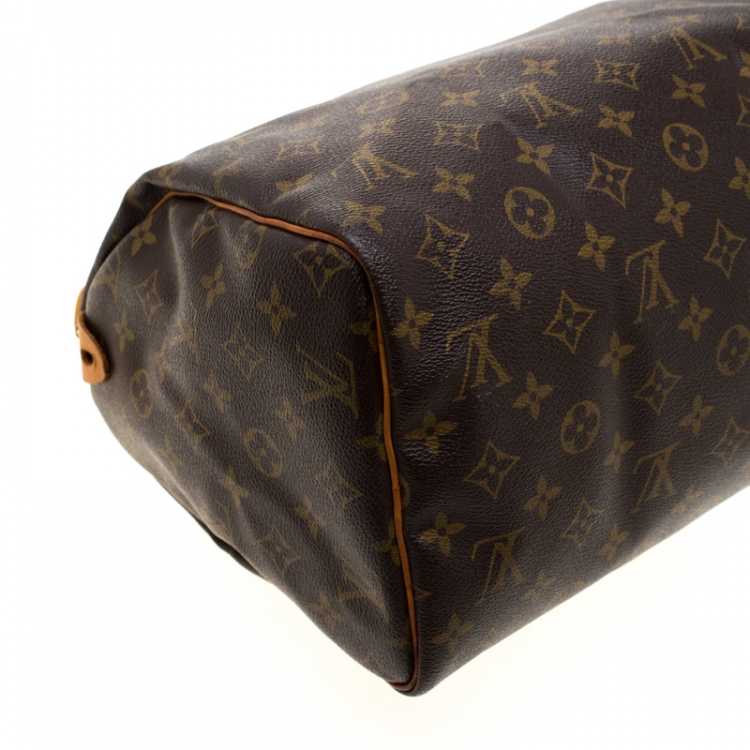 مملوكة مسبقًا Louis Vuitton Monogram Canvas and Leather Speedy 30 Bag